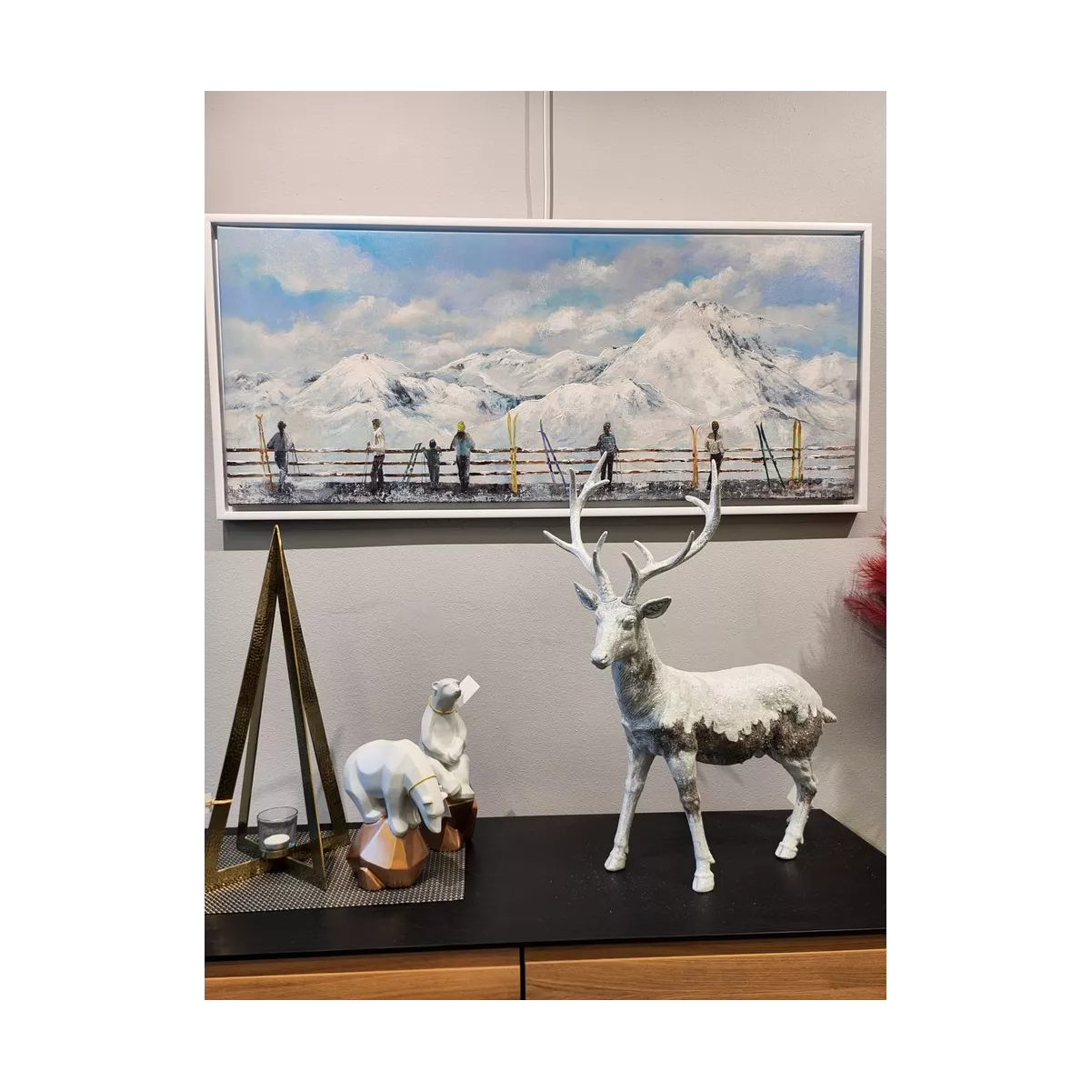 Tableau Terrasse à la Montagne  120x50