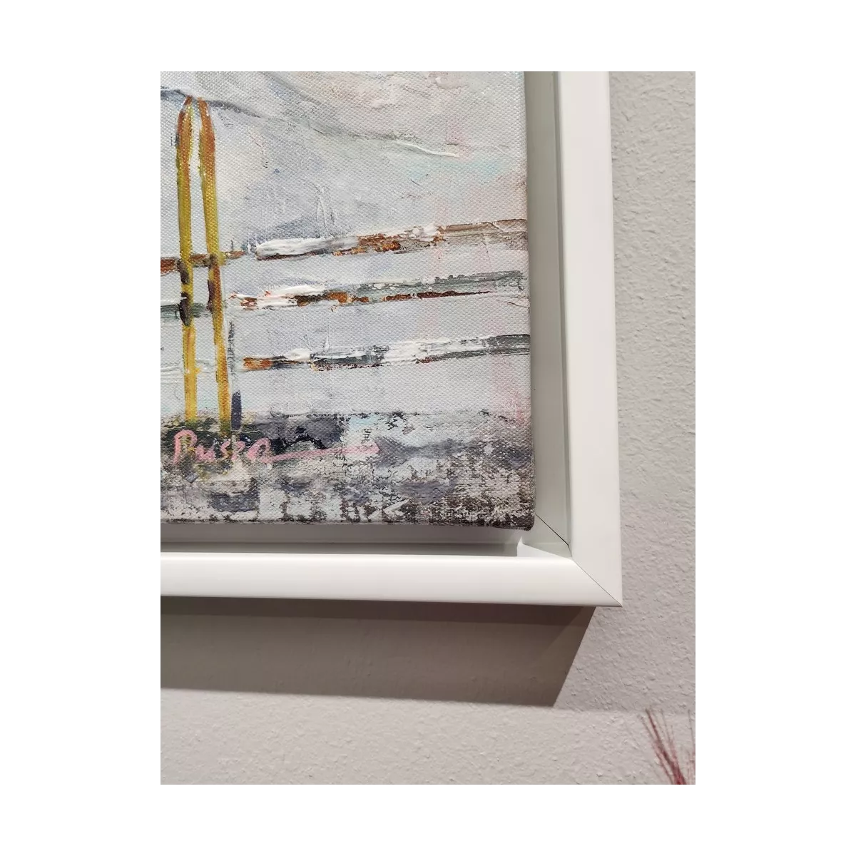 Tableau Terrasse à la Montagne  120x50