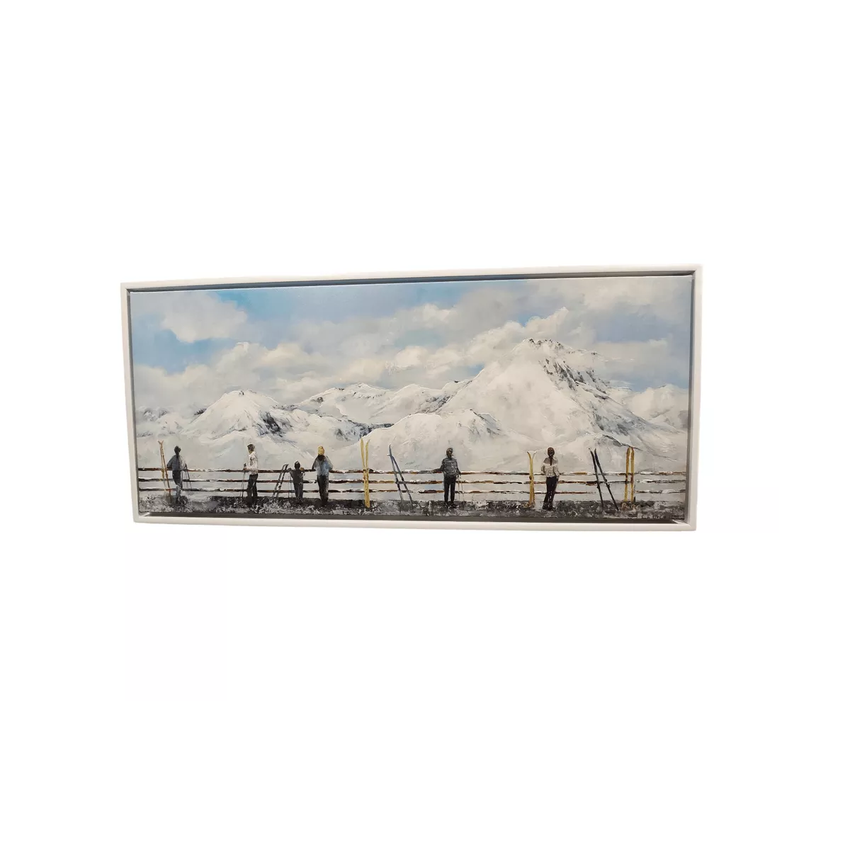 Tableau Terrasse à la Montagne  120x50