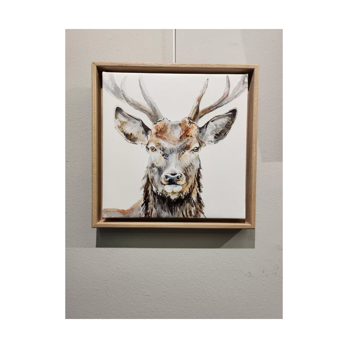Tableau Cerf 34x34