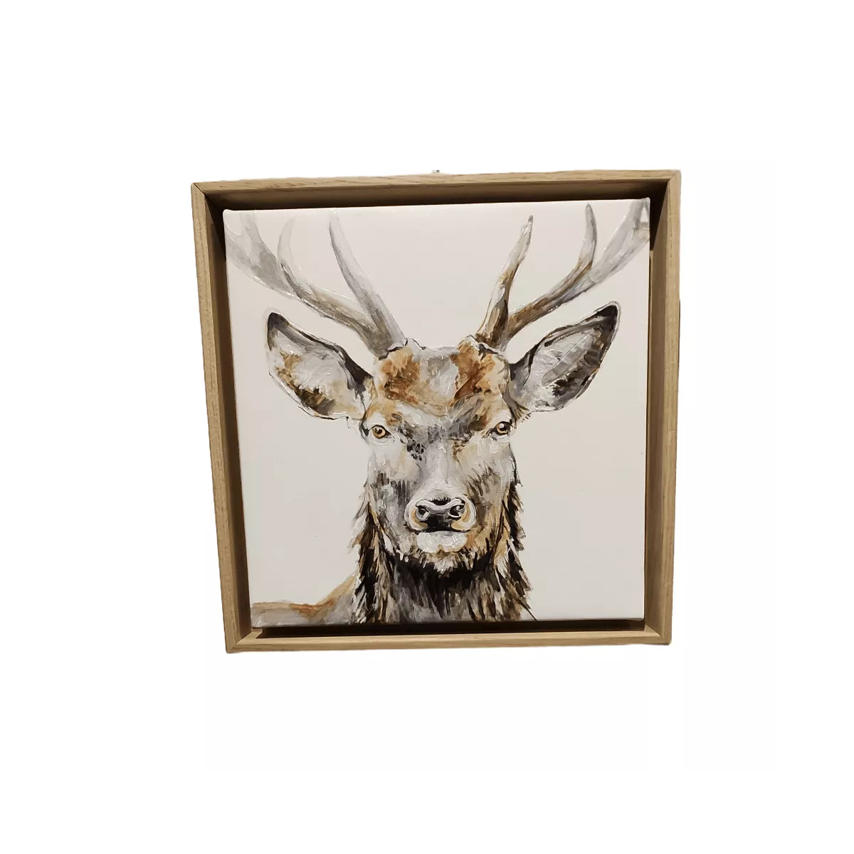 Tableau Cerf 34x34