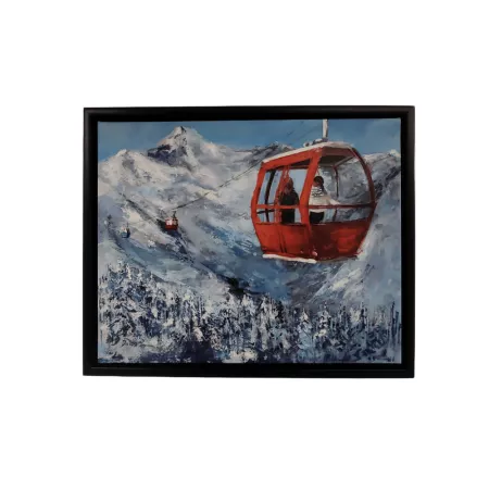 Tableau au ski II 50x40