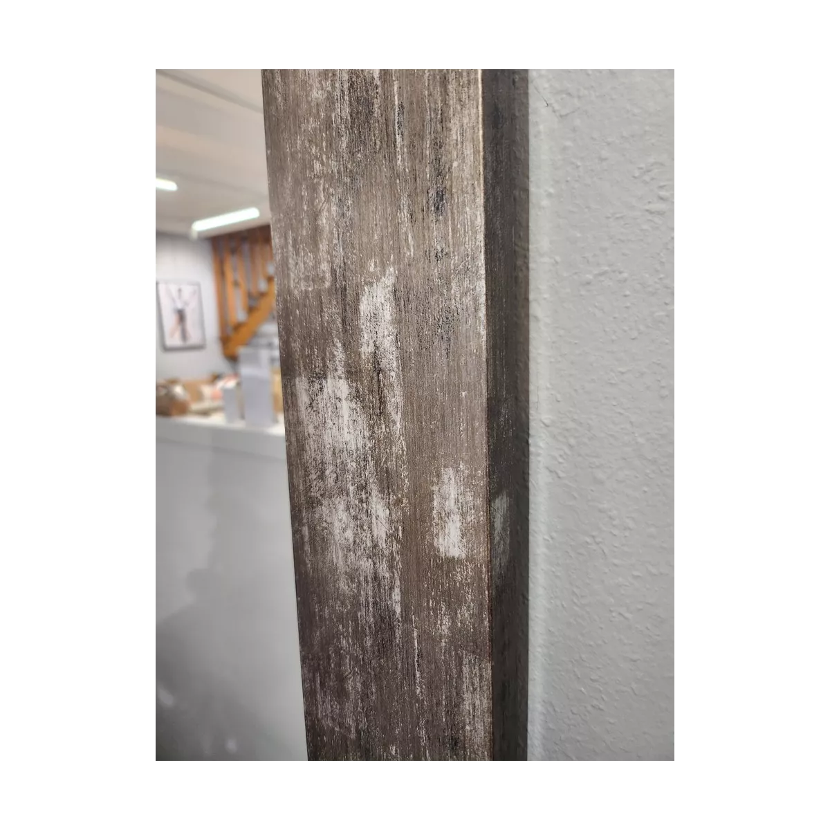 Miroir Acier Marbré 57x157