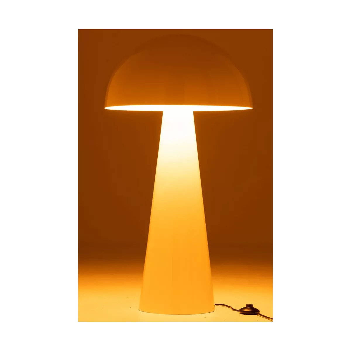 Lampe Champignon Blanc h 98cm
