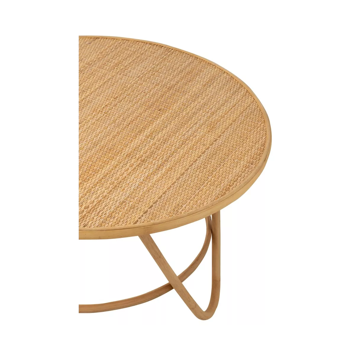 Table basse en Rotin Balia 80cm