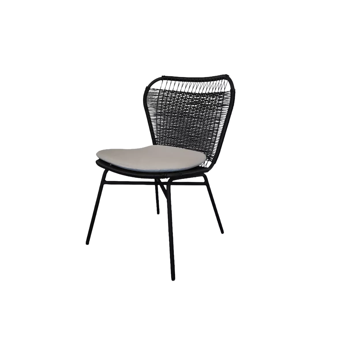Chaise Aluminium Mosele Noire