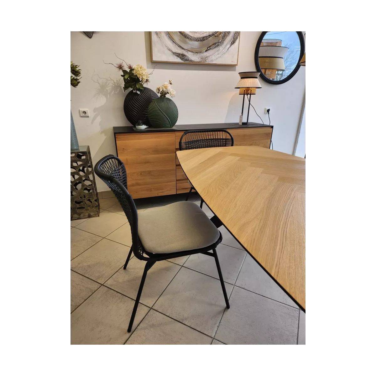 Chaise Aluminium Mosele Noire