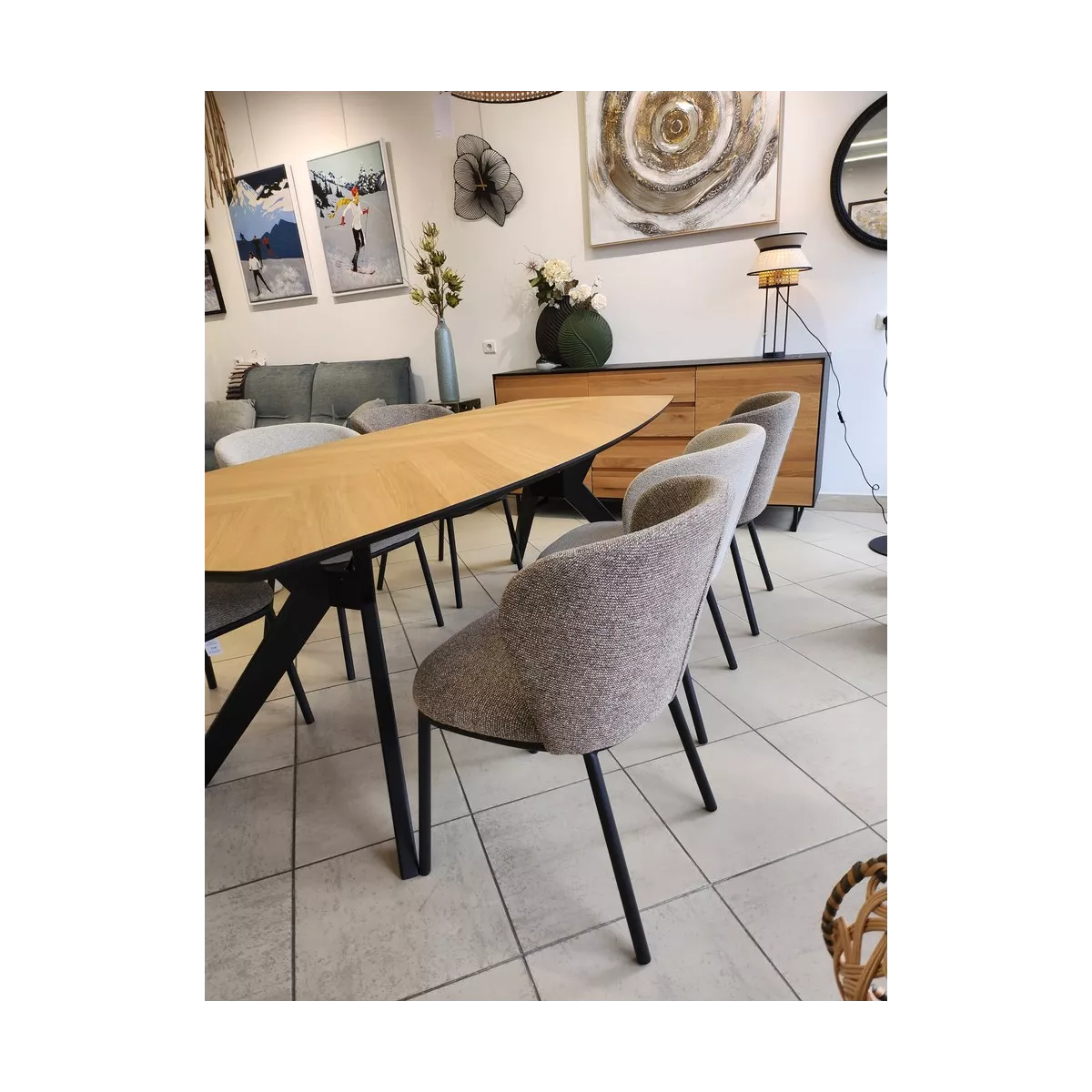 Table de repas Dory en Chêne 240cm
