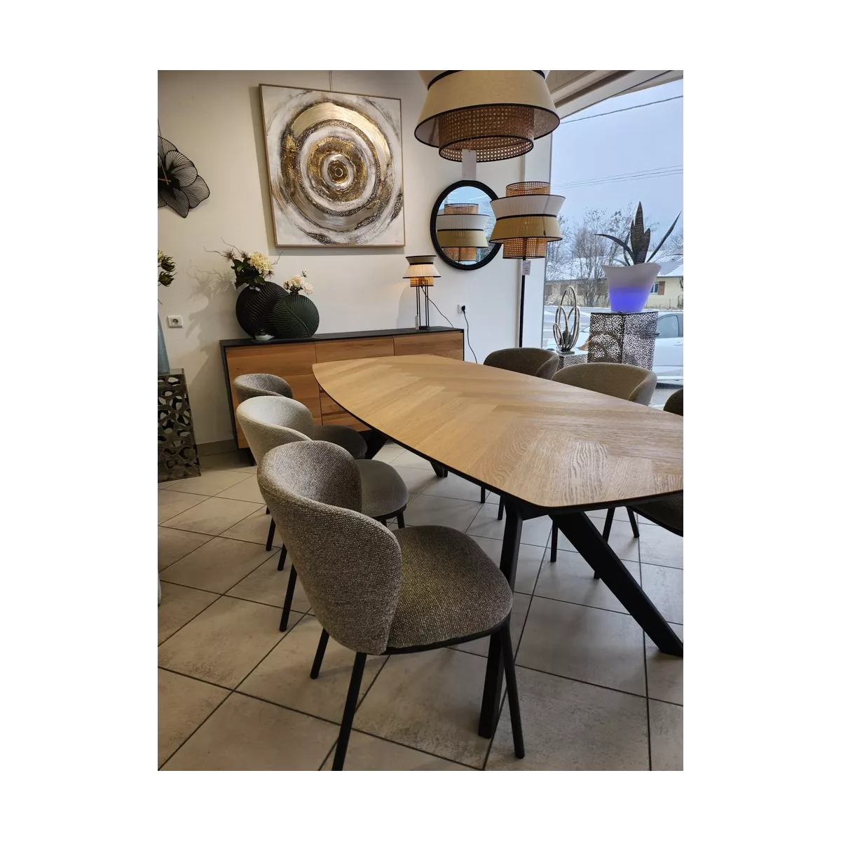 Table de repas Dory en Chêne 240cm