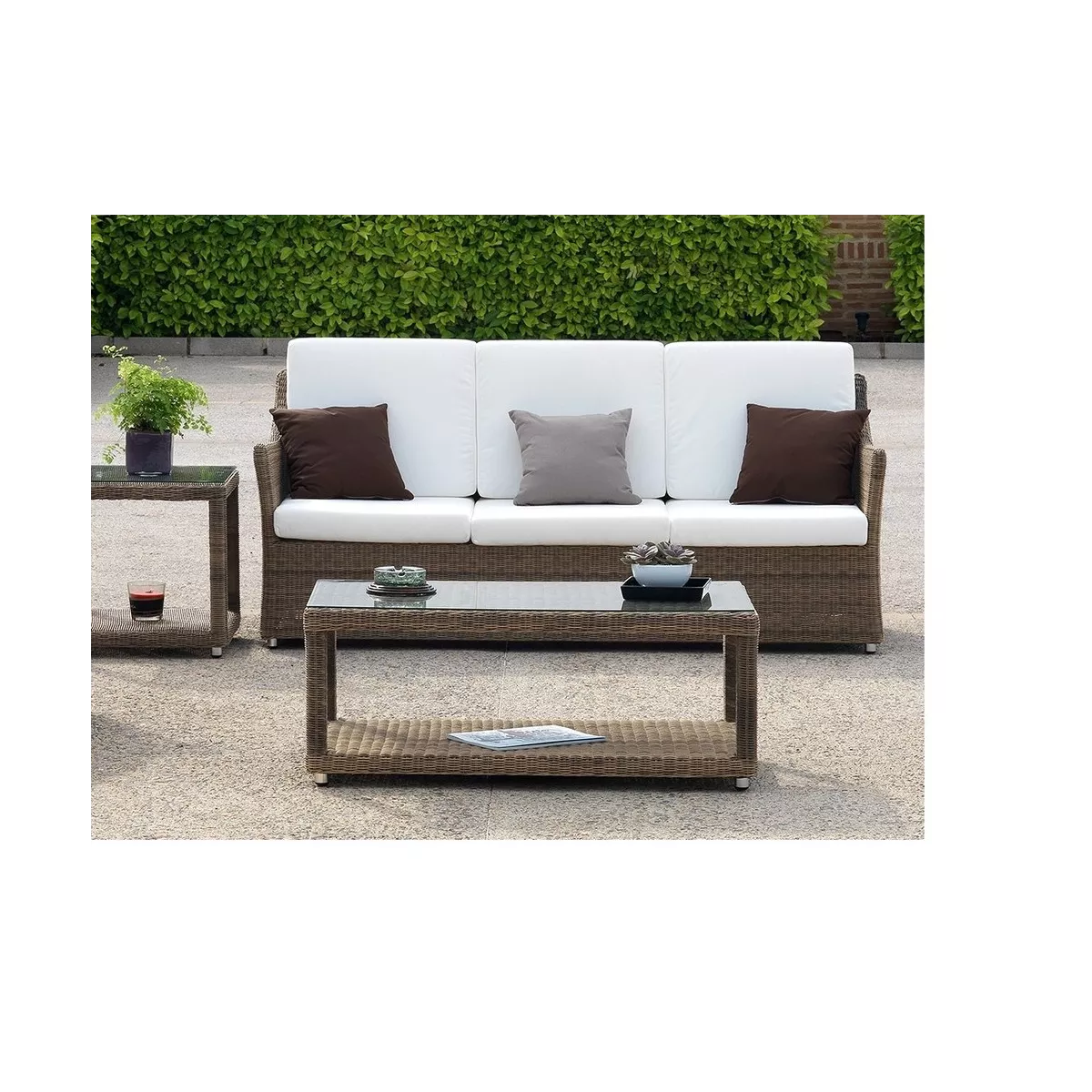 Table Basse Résine Ibiza 110x60x48