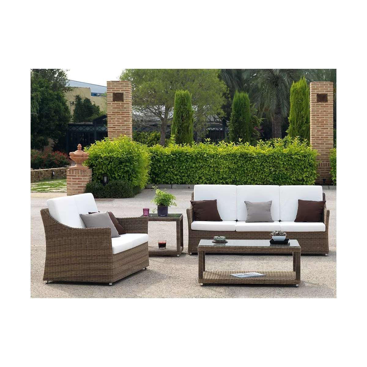 Table Basse Résine Ibiza 55x55