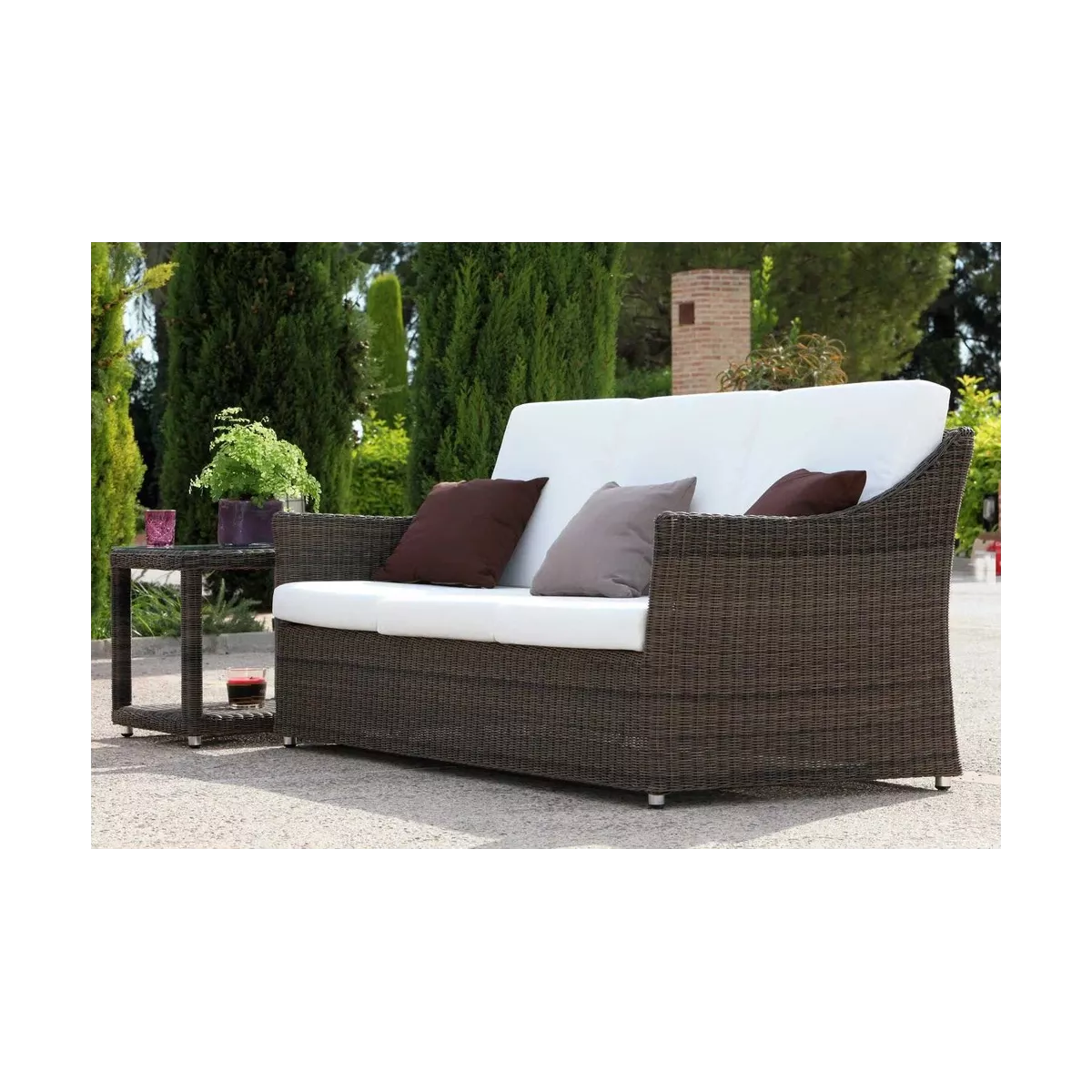 Table Basse Résine Ibiza 55x55