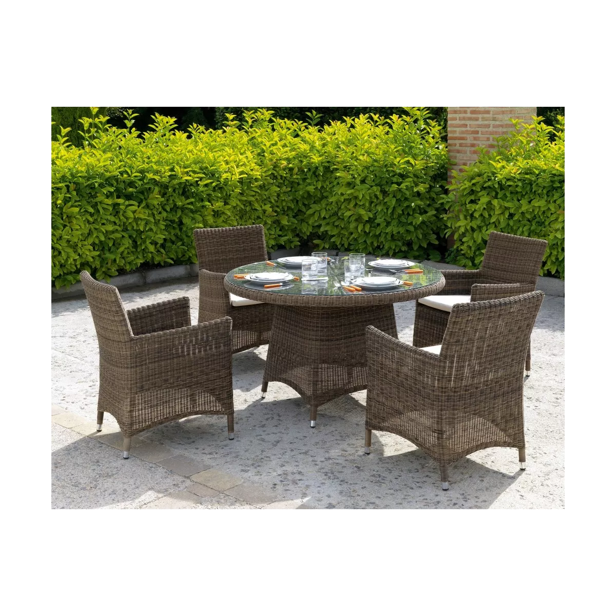Fauteuil de Repas Résine Ibiza