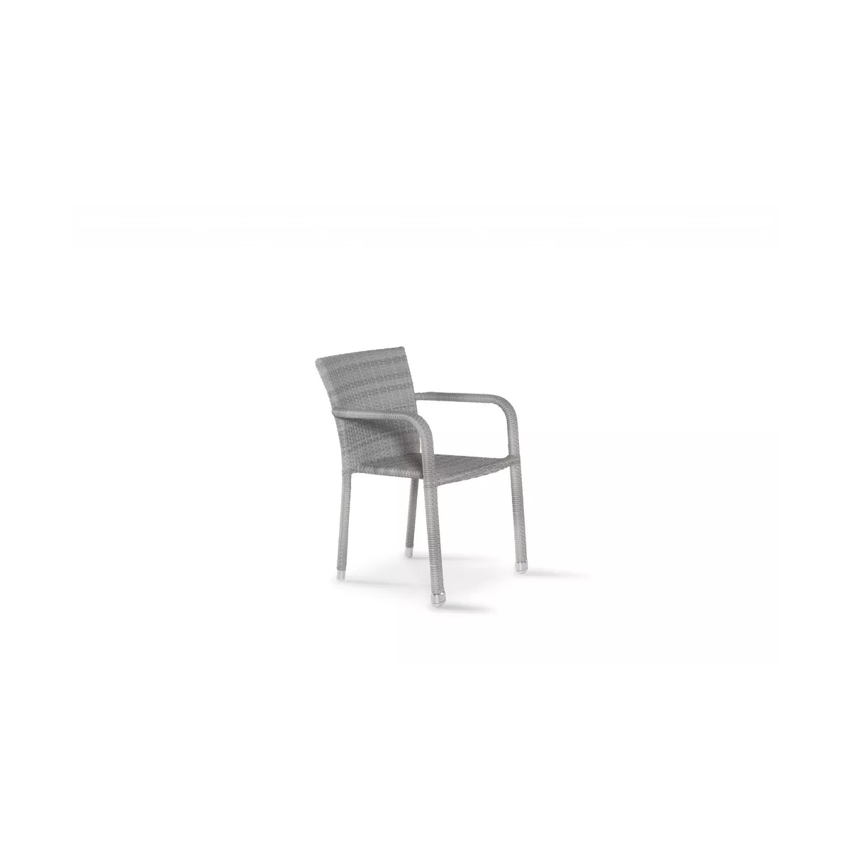 Fauteuil de Table Monaco Résine Gris