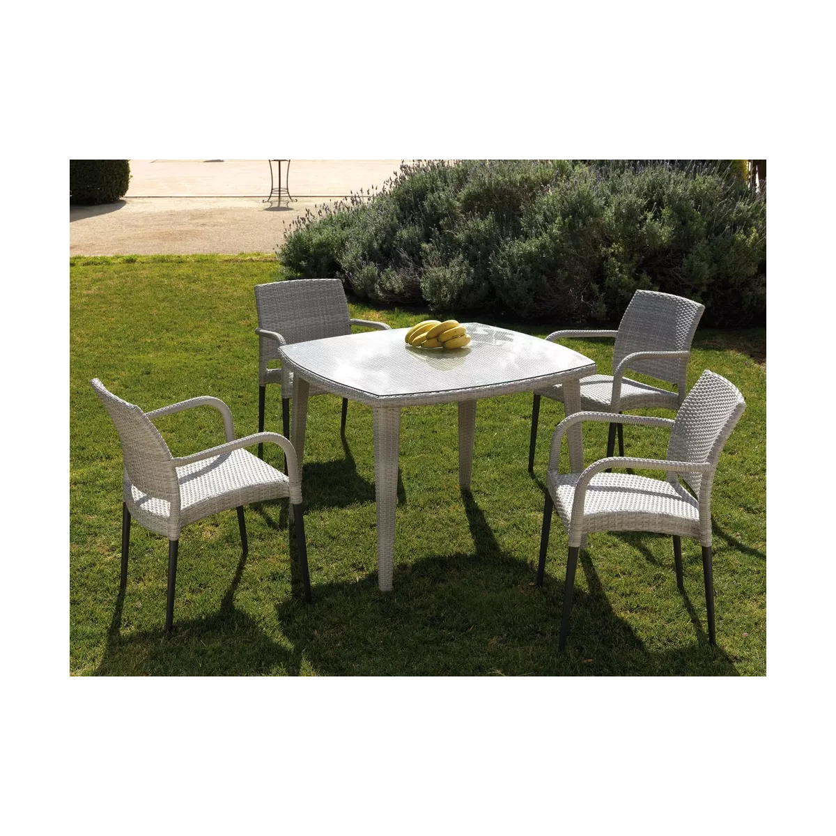 Table Résine Monaco 100x100