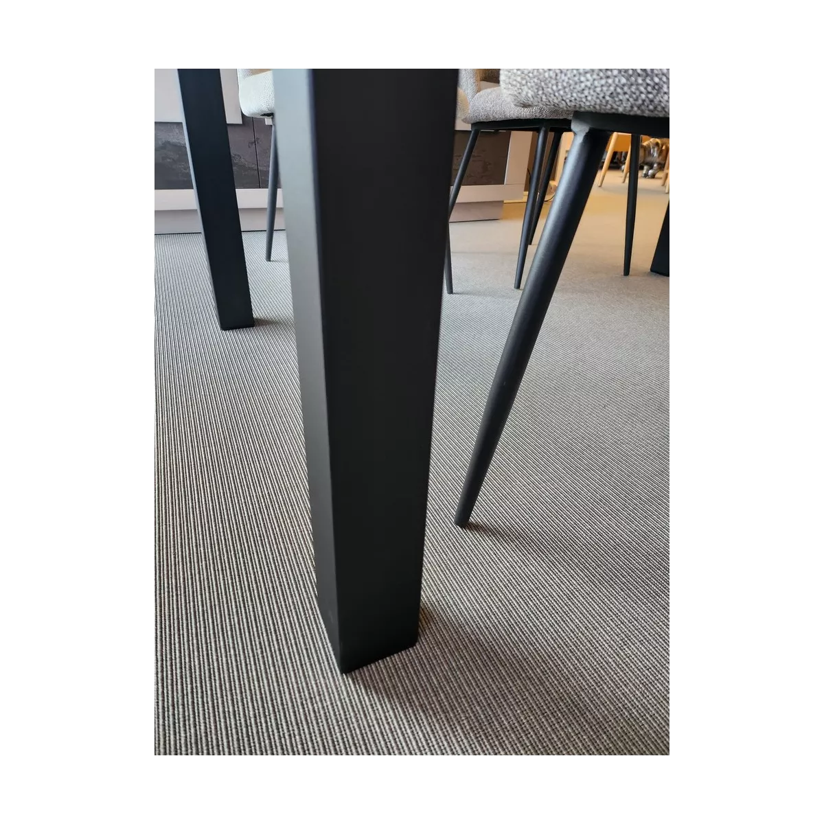 Table Tokio 140cm en Céramique Gris Beton