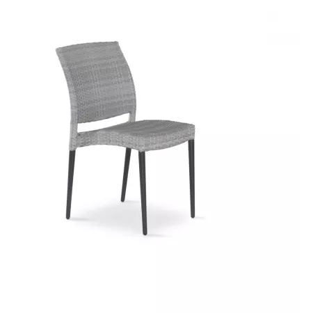 Chaise Monaco Résine Gris