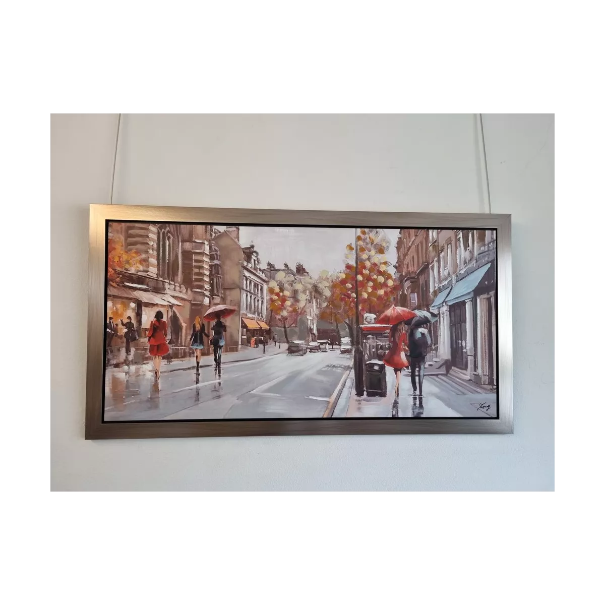 Tableau Promenade Dans La Rue 150x80