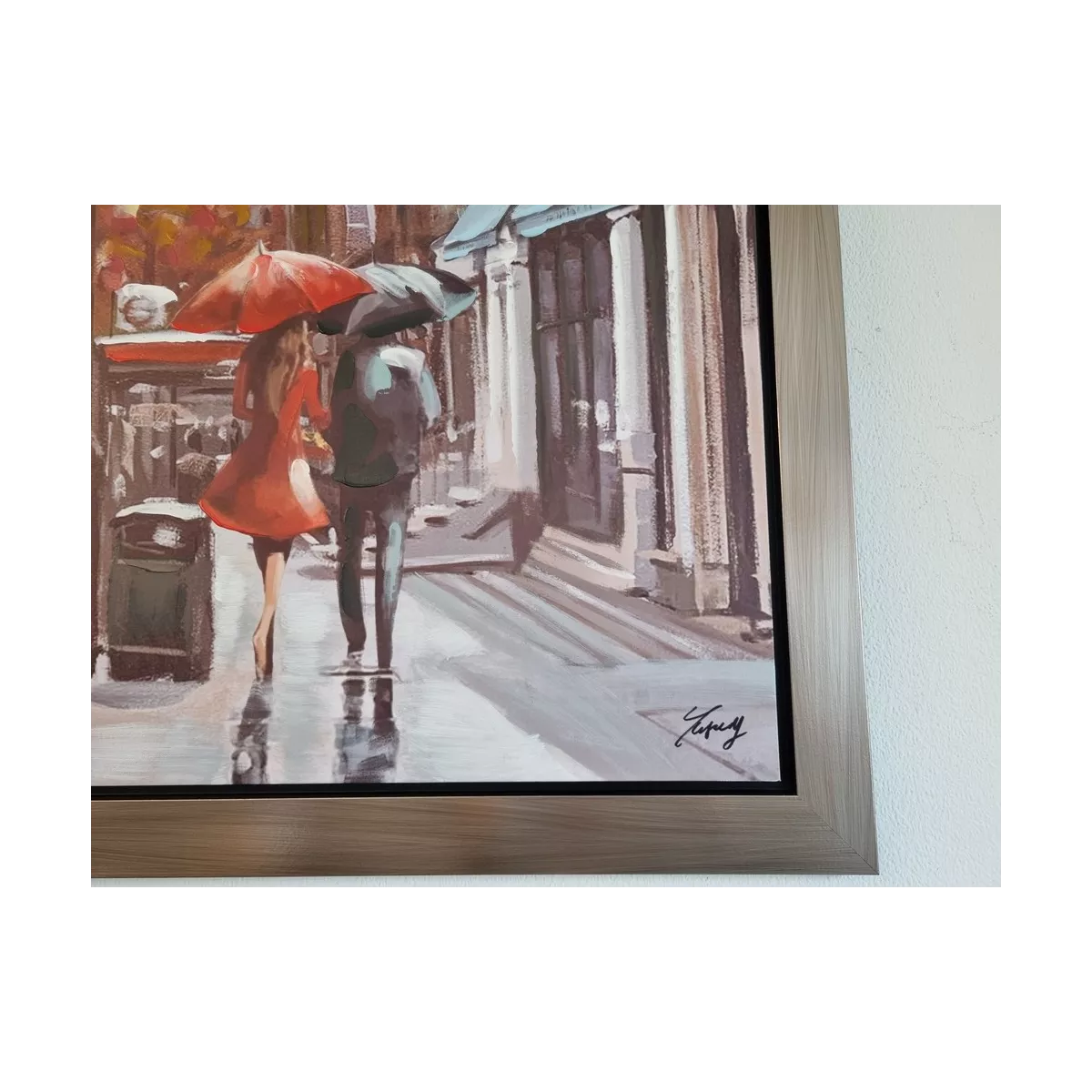 Tableau Promenade Dans La Rue 150x80