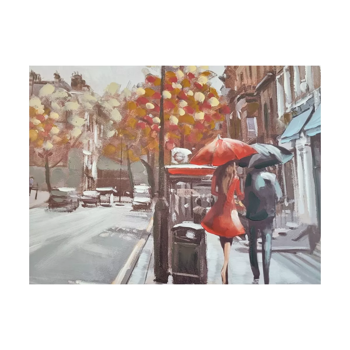 Tableau Promenade Dans La Rue 150x80