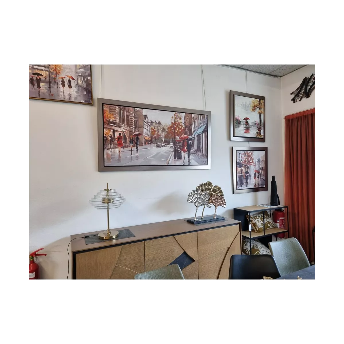 Tableau Promenade Dans La Rue 150x80