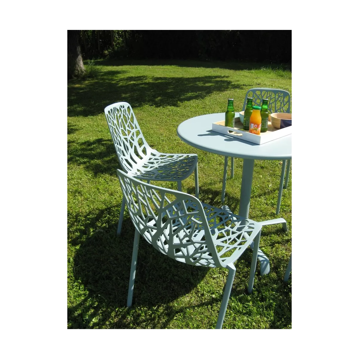 Chaise Aluminium Forest Bleu