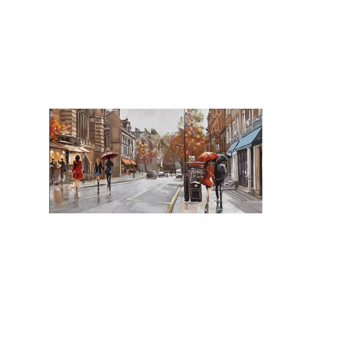 Tableau Promenade Dans La Rue 150x80