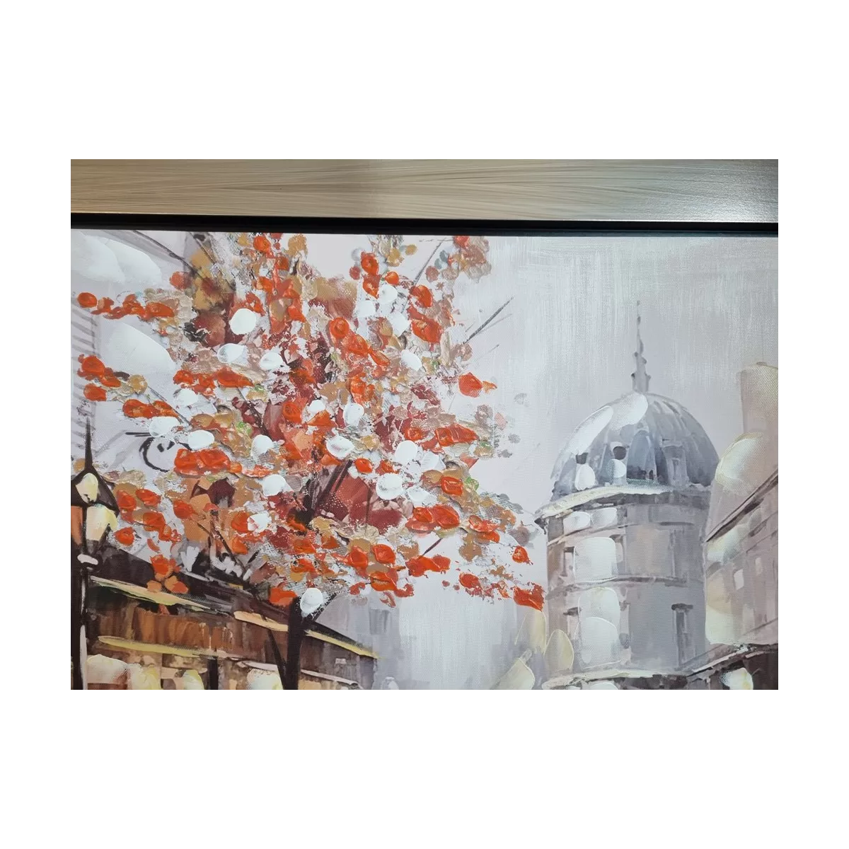 Tableau Promenade sous la pluie 70x70