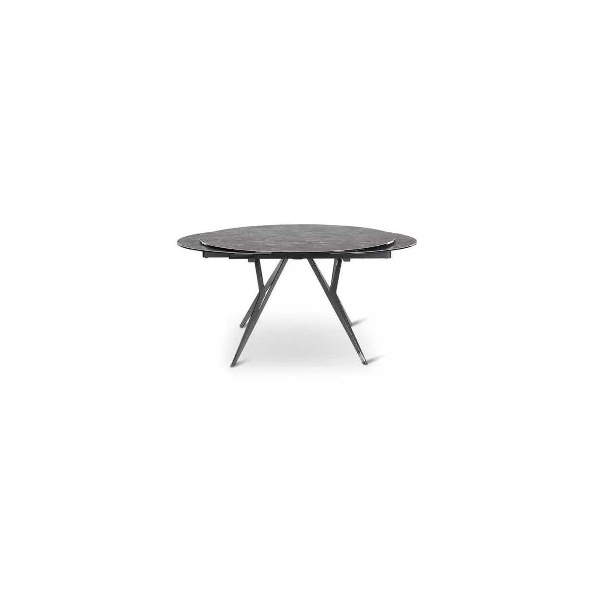 Table Boleta ronde 130 cm en Céramique Stone Pivotante