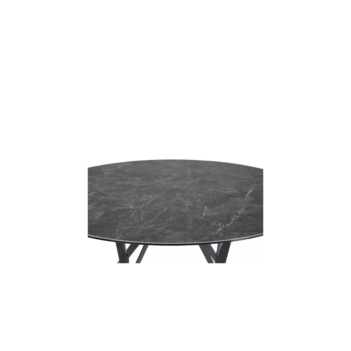 Table Boleta ronde 130 cm en Céramique Stone Pivotante