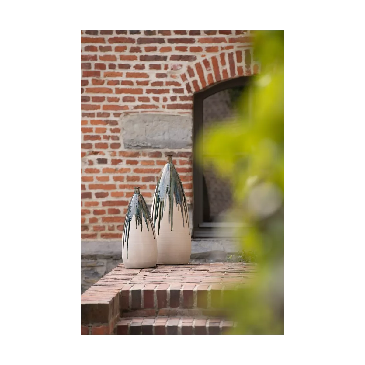 Vase Peint Céramique Pluton H.51 cm