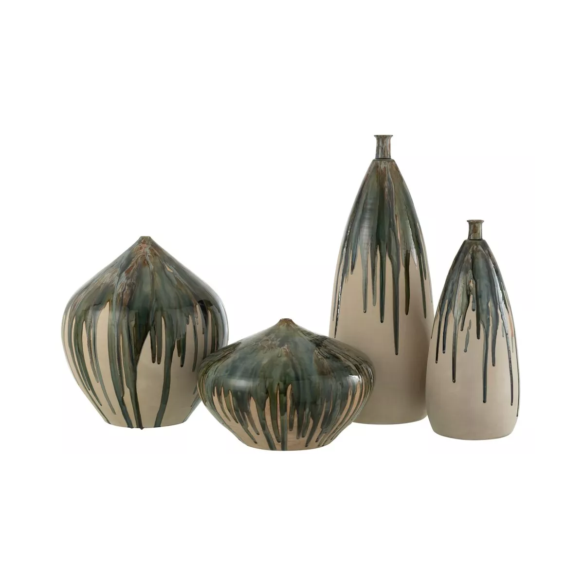 Vase Peint Céramique Pluton H.51 cm