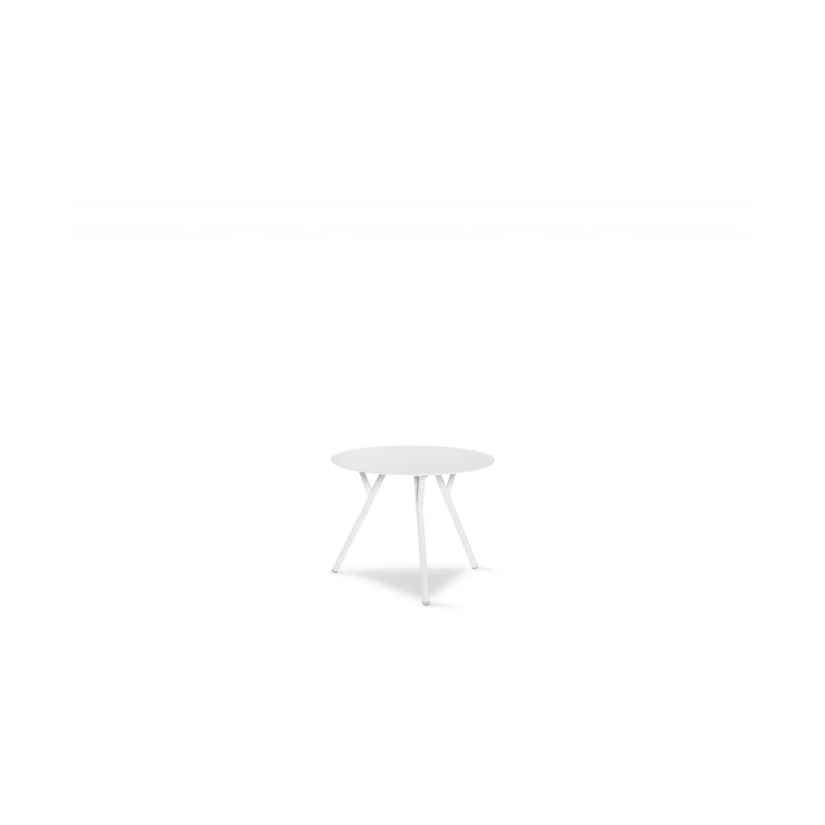 Série de 2 Tables Basses Verona Gigognes Blanc