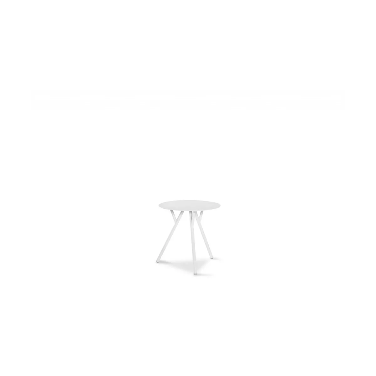 Série de 2 Tables Basses Verona Gigognes Blanc