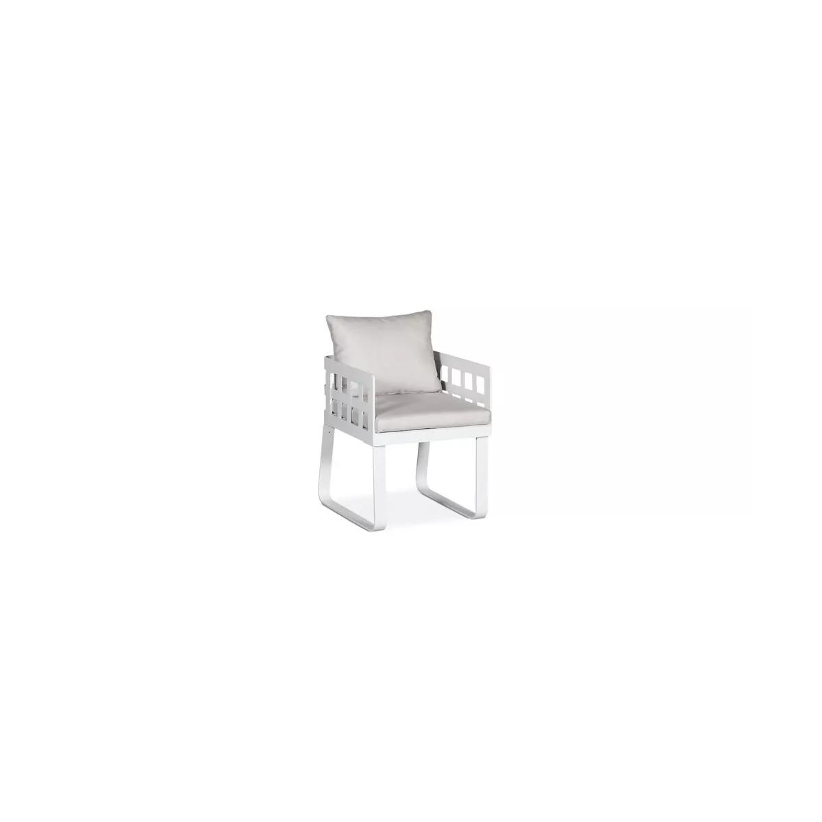 Fauteuil de repas Milan Spécial Extérieur Aluminium