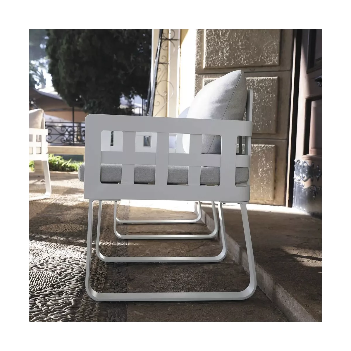 Fauteuil de repas Milan Spécial Extérieur Aluminium