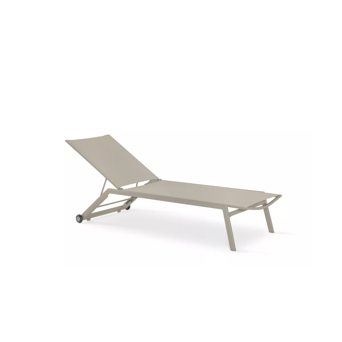 Chaise Longue Chypre Alu Taupe