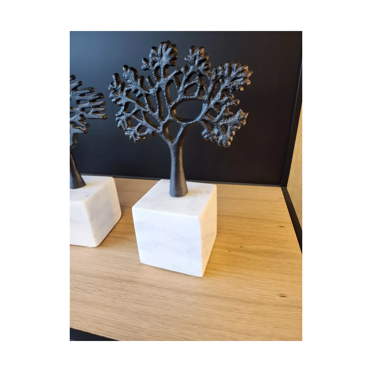 Figurine 2 Arbre en Aluminium H.23