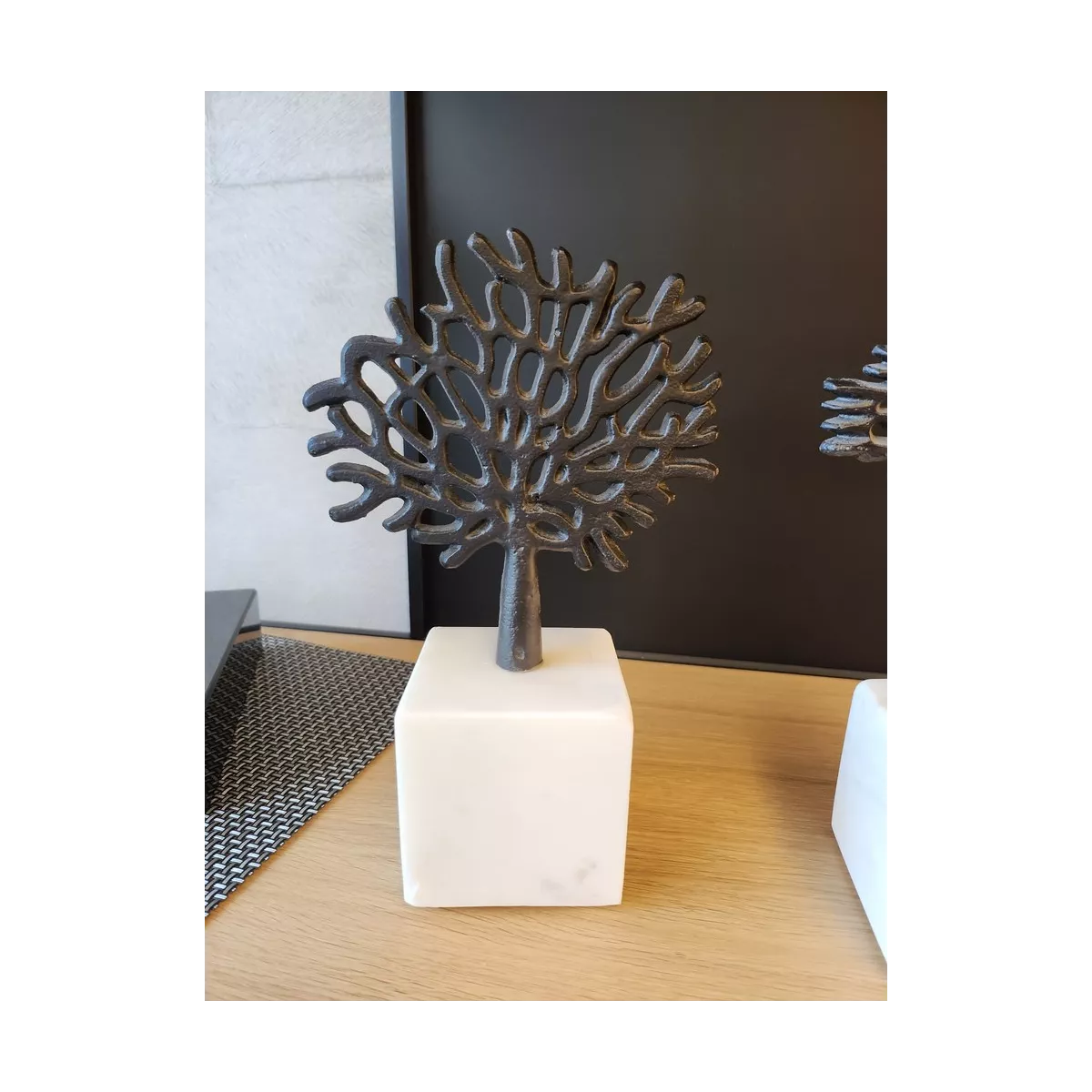 Figurine 3 Arbre en Aluminium H.23