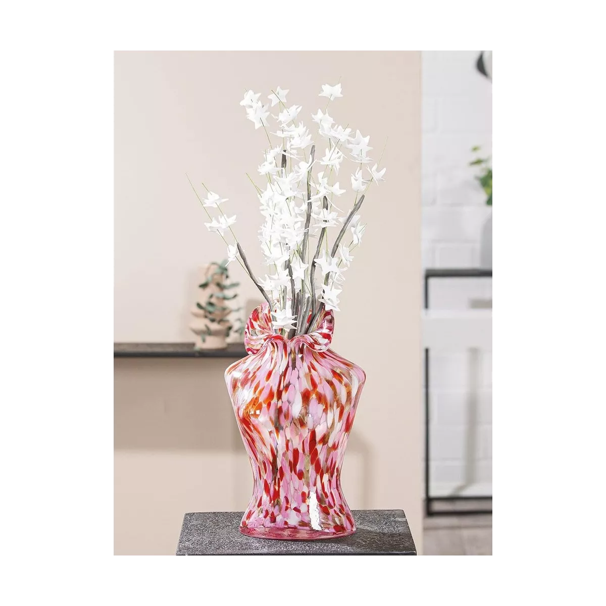 Vase Pâte de verre Buste Corinna