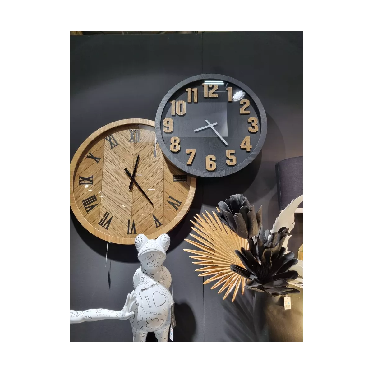 Horloge Bois Horas 60 cm