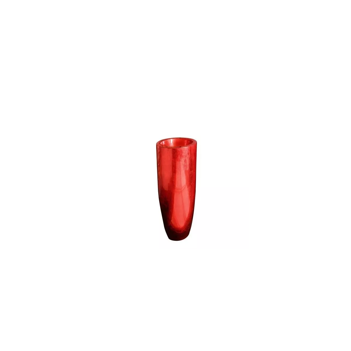 Vase Résine Konus Rouge h.92
