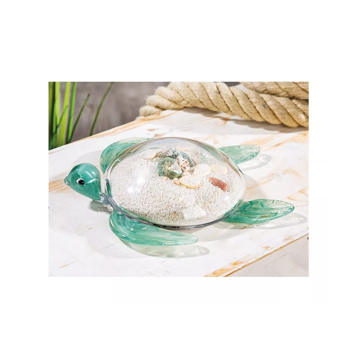 Tortue en pate de verre