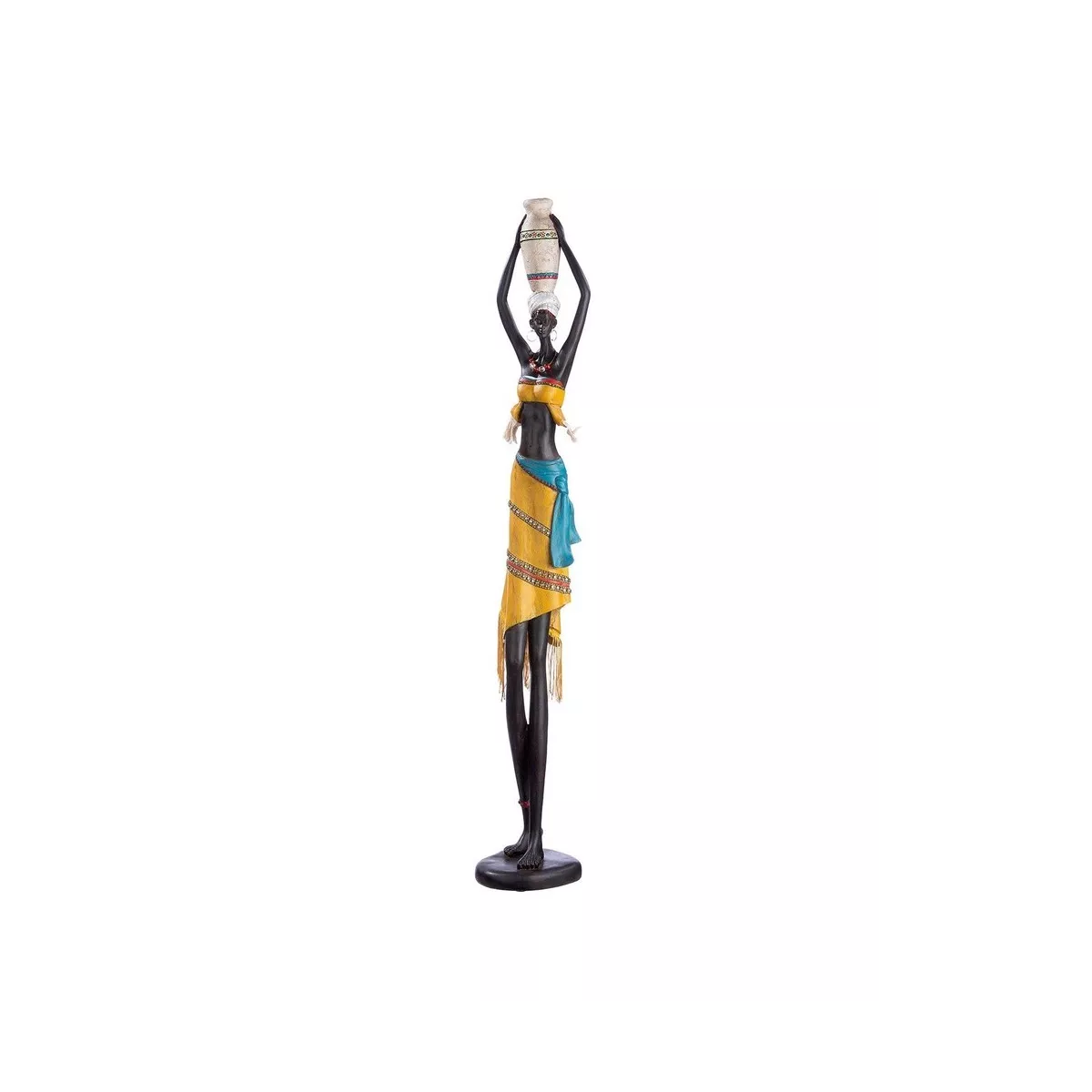 Statue Africaine Auma H.89 Cruche