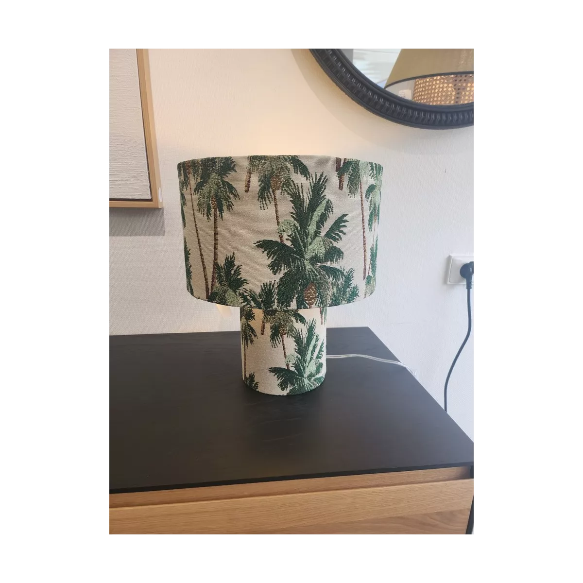 Lampe Palmes H.36cm