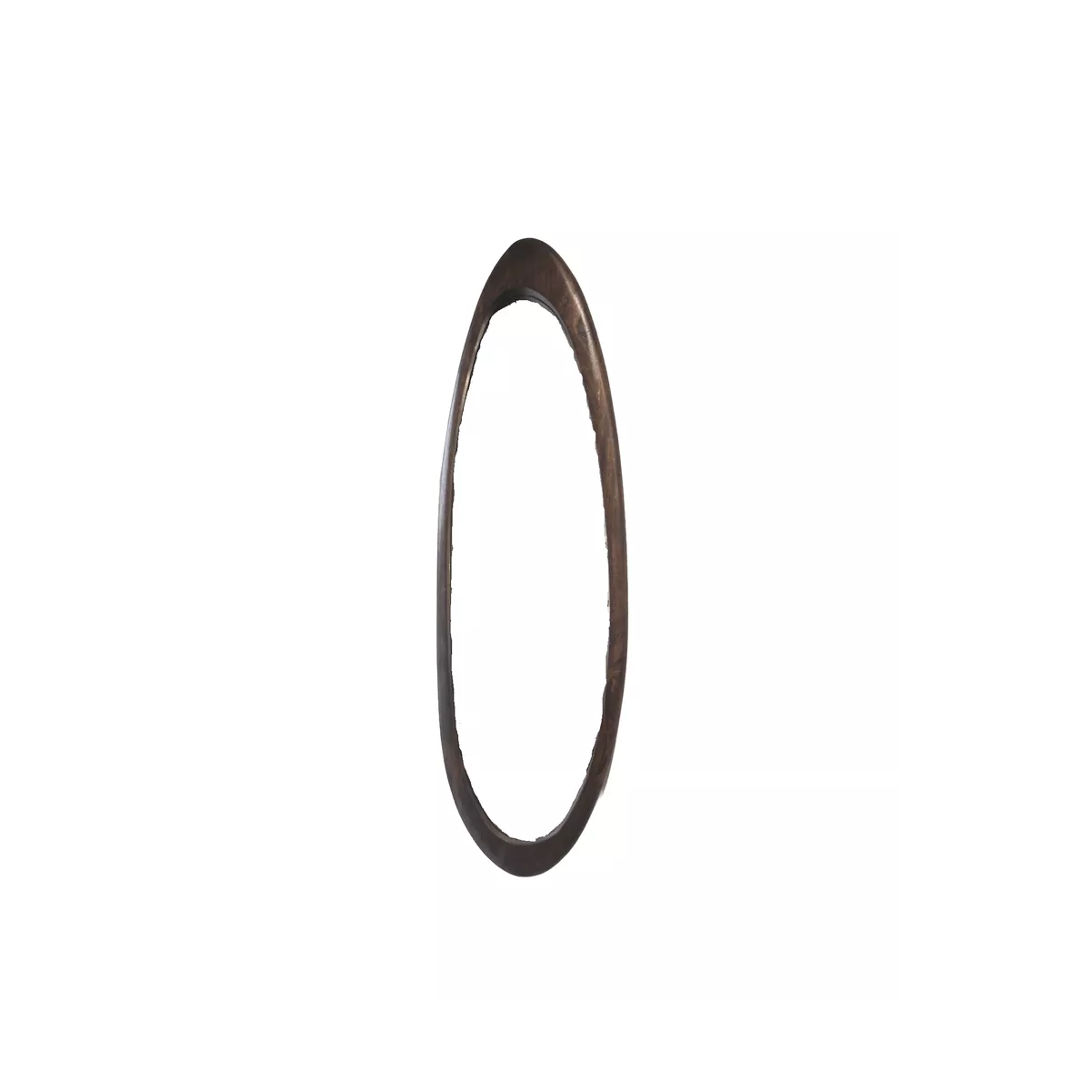 Miroir Ovale bois 100cm