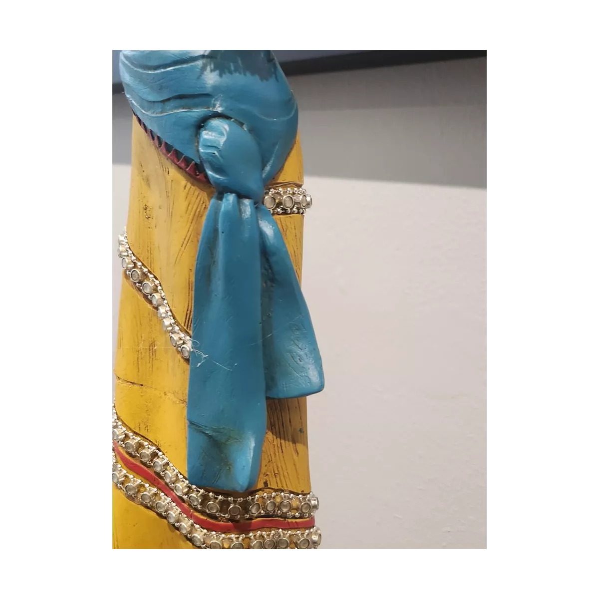 Statue Africaine Auma H.89 Cruche