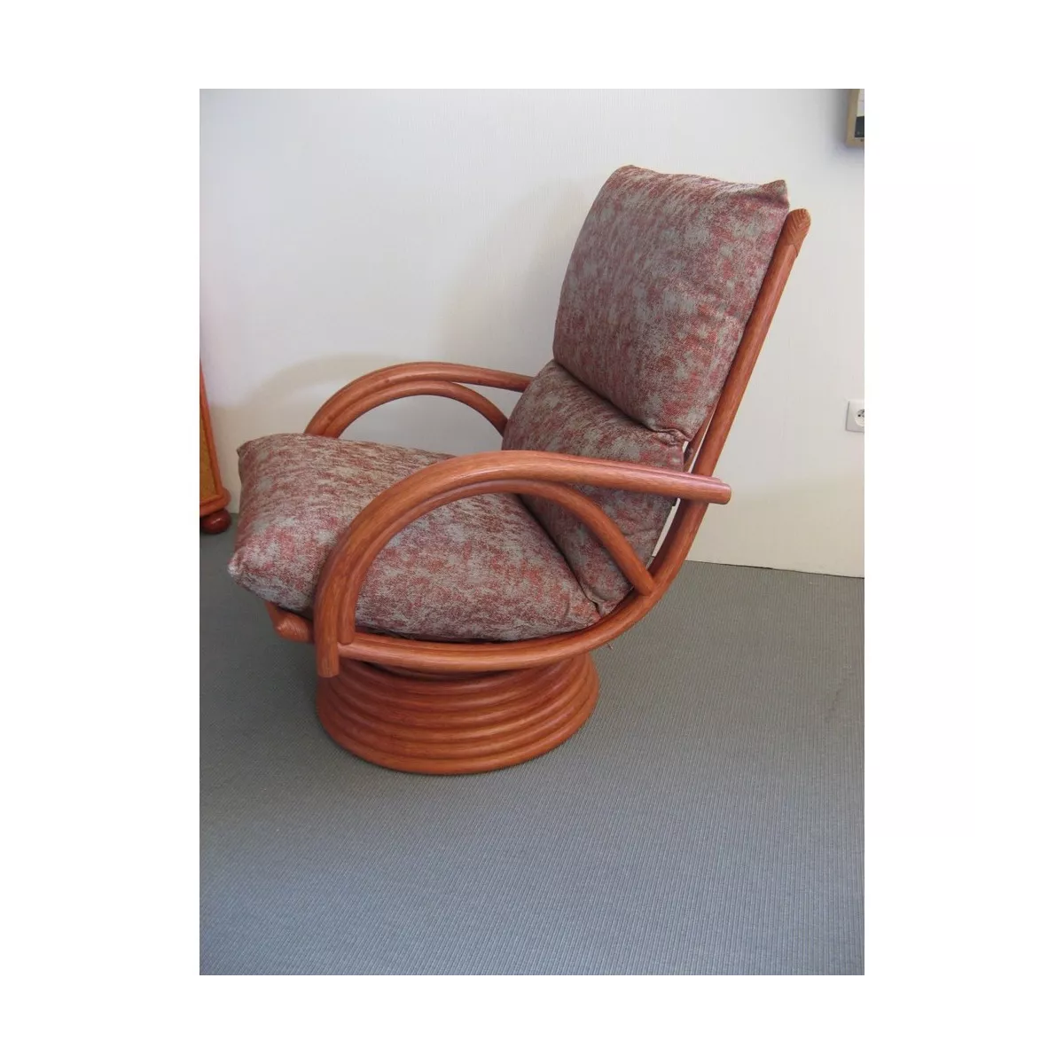 Coussin pour Fauteuil Rotin Leed Tissus Astenu