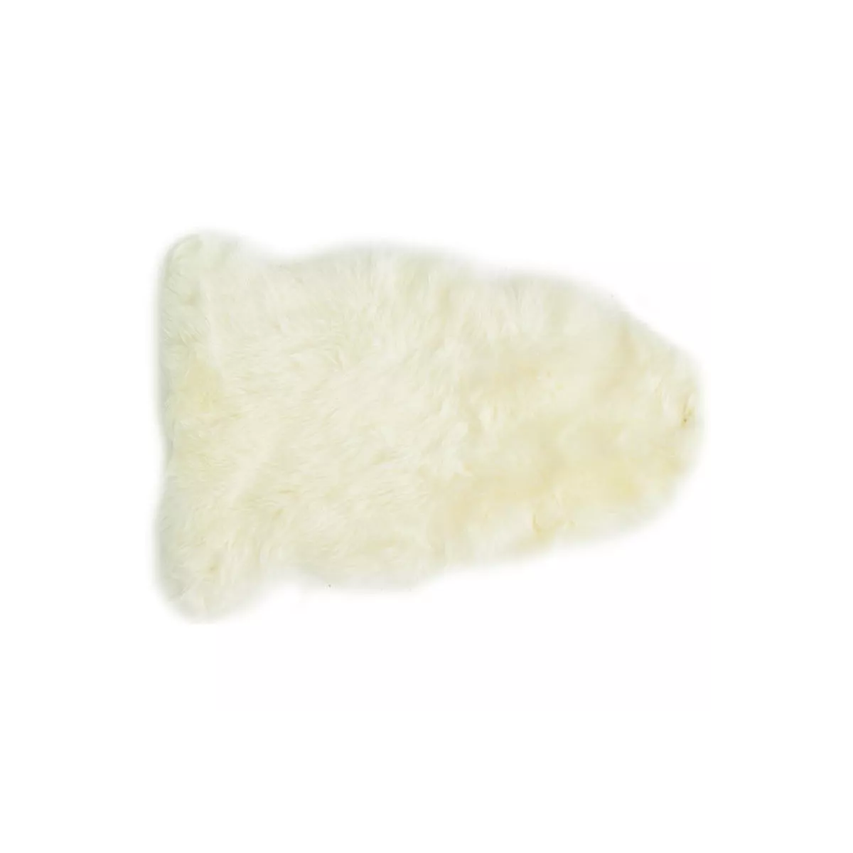 Peau Mouton ivoire 90x60