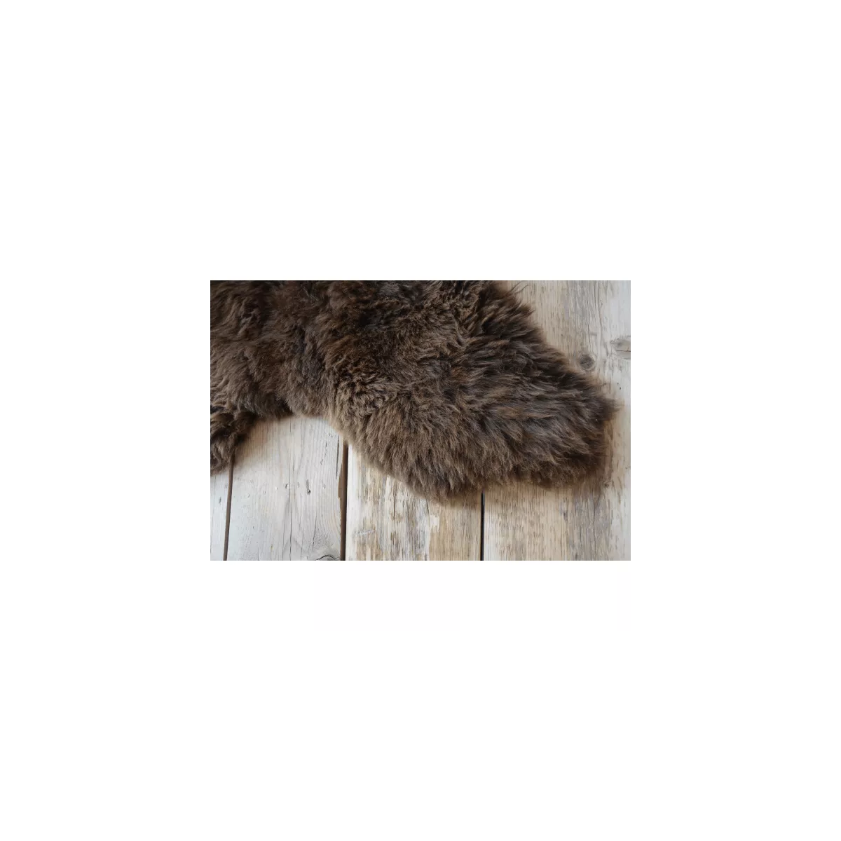 Peau Mouton Marron 90x60
